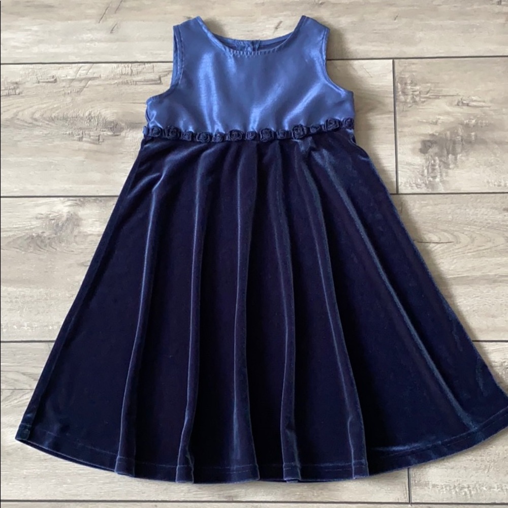 George Girl Holiday Velvet Dress Size 5